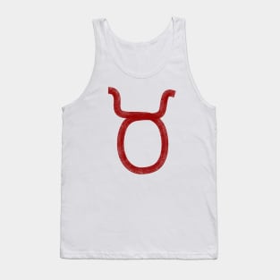 Red Taurus Tank Top